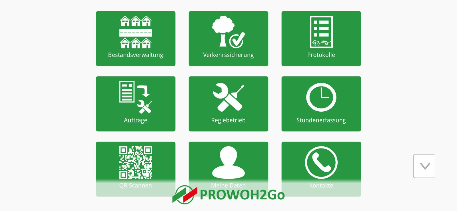 PROWOH®2Go Funktionsübersicht
